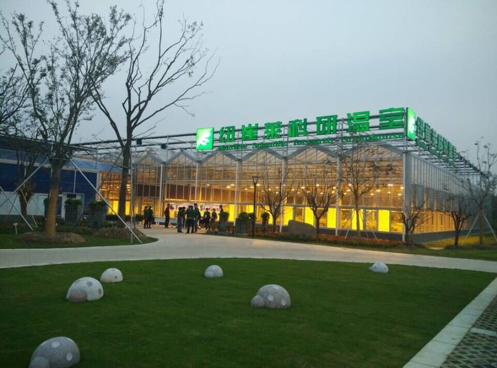 Glass Venlo Greenhouse Amway China