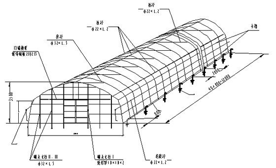 Single Tunnels Greenhouse